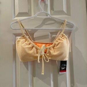 Yellow Speedo bikini top